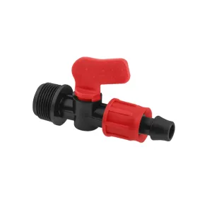 Poliext mini ventil slavina za kapajuću traku 17×3/4″ spoljni navoj