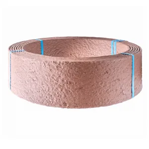 IVICNJAK PLASTICNI 14 CM X 20M BRAON