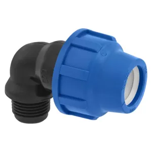 Poliext Lakat spojnica do 16 bara PE cevi i fitinga 20mm×1/2″ spoljni navoj