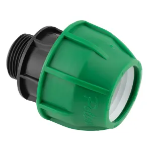 Poliext spojnica do 10 bara za PE cevi i fitinge 32x1″ spoljni navoj