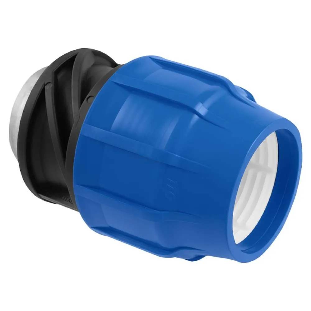 Poliext spojnica PN 16 za PE cevi i fitinge 110x4″ unutrašnji navoj