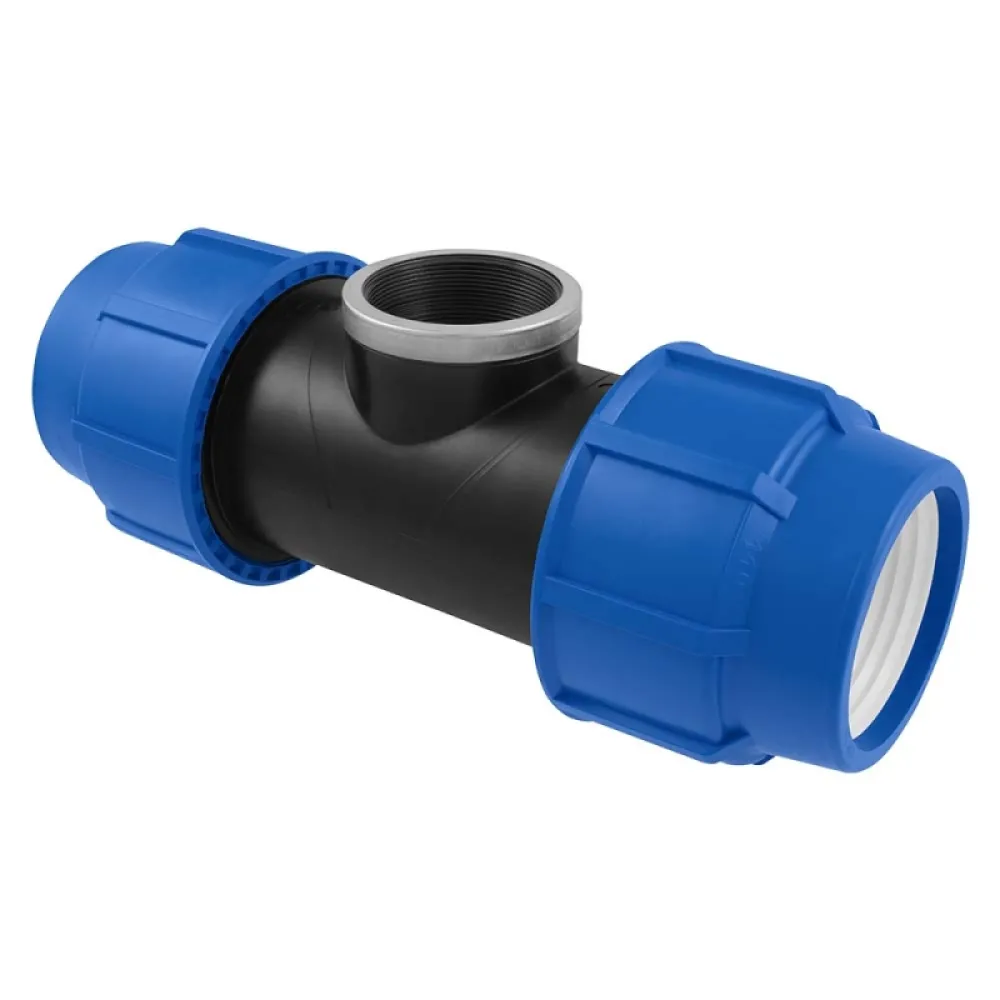 Poliext T spojnica PN 16 bara za PE cevi i fiting 110x4″x110 unutrašnji navoj