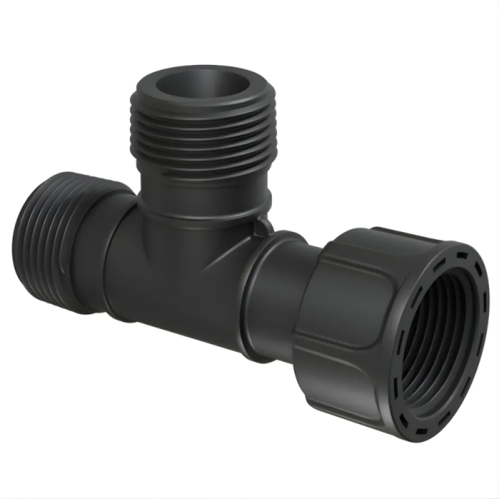 Poliext T razdelnik 1″ sa 1 holenderom V/V/U navoji