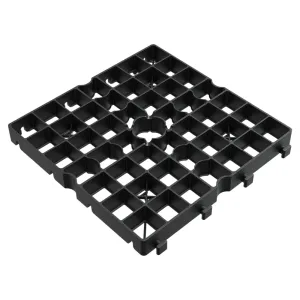 Poliext eco plastični raster za travnjake crni T50/4 500x500mm