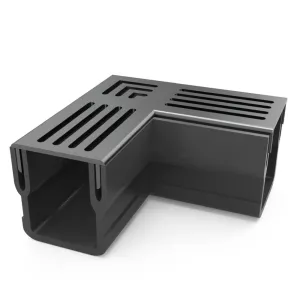 PCK lakat element sa alu rešetkom crna 65x60mm