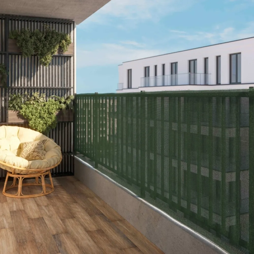 Bouillon mreža za ogradu i zasenu 70% zelena 1.2x25m