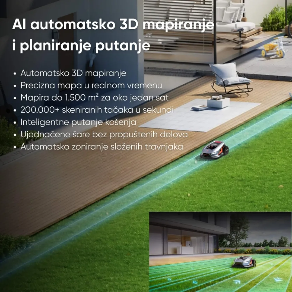 Bežična robot kosilica Sunseeker Elite X4