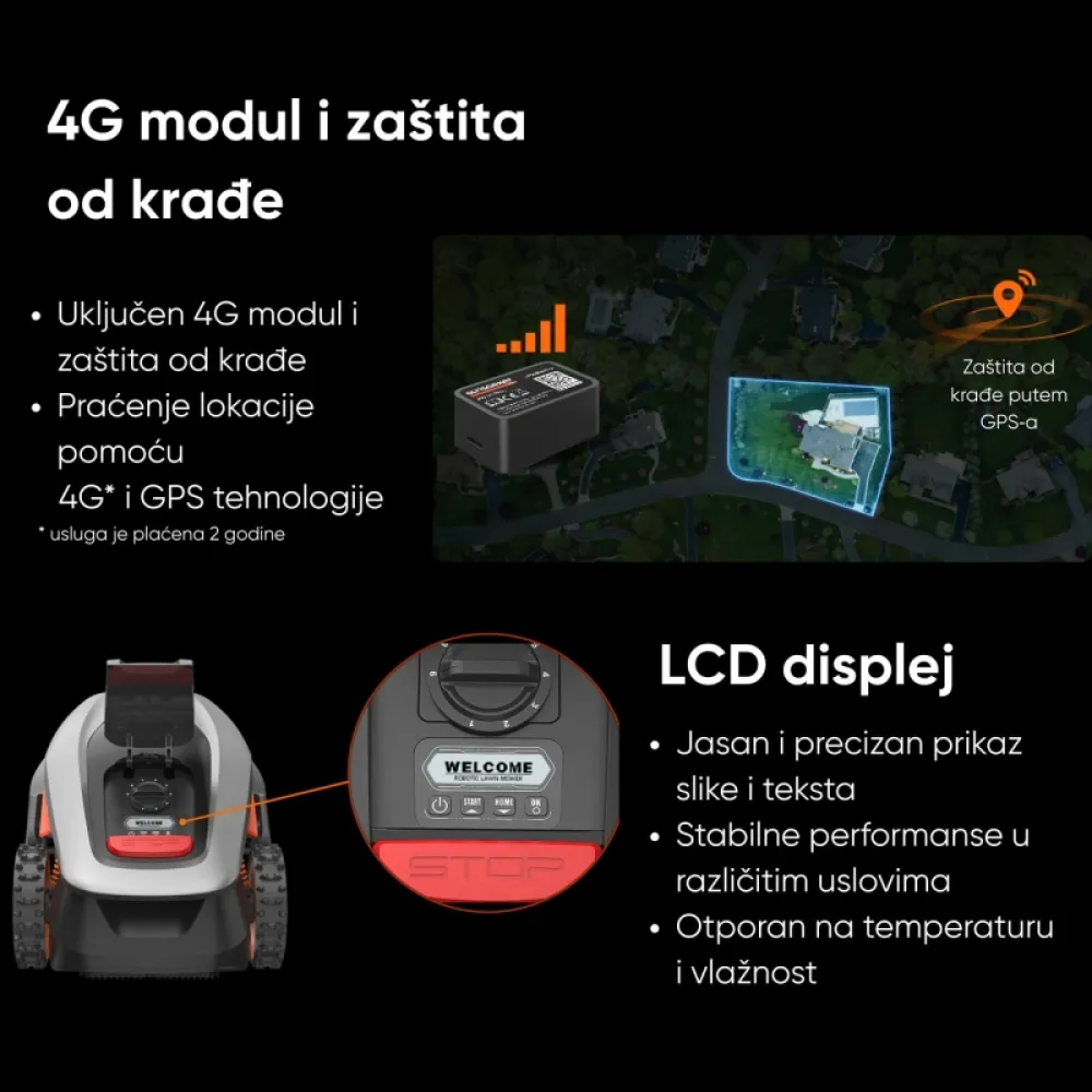 Bežična robot kosilica Sunseeker Elite X4