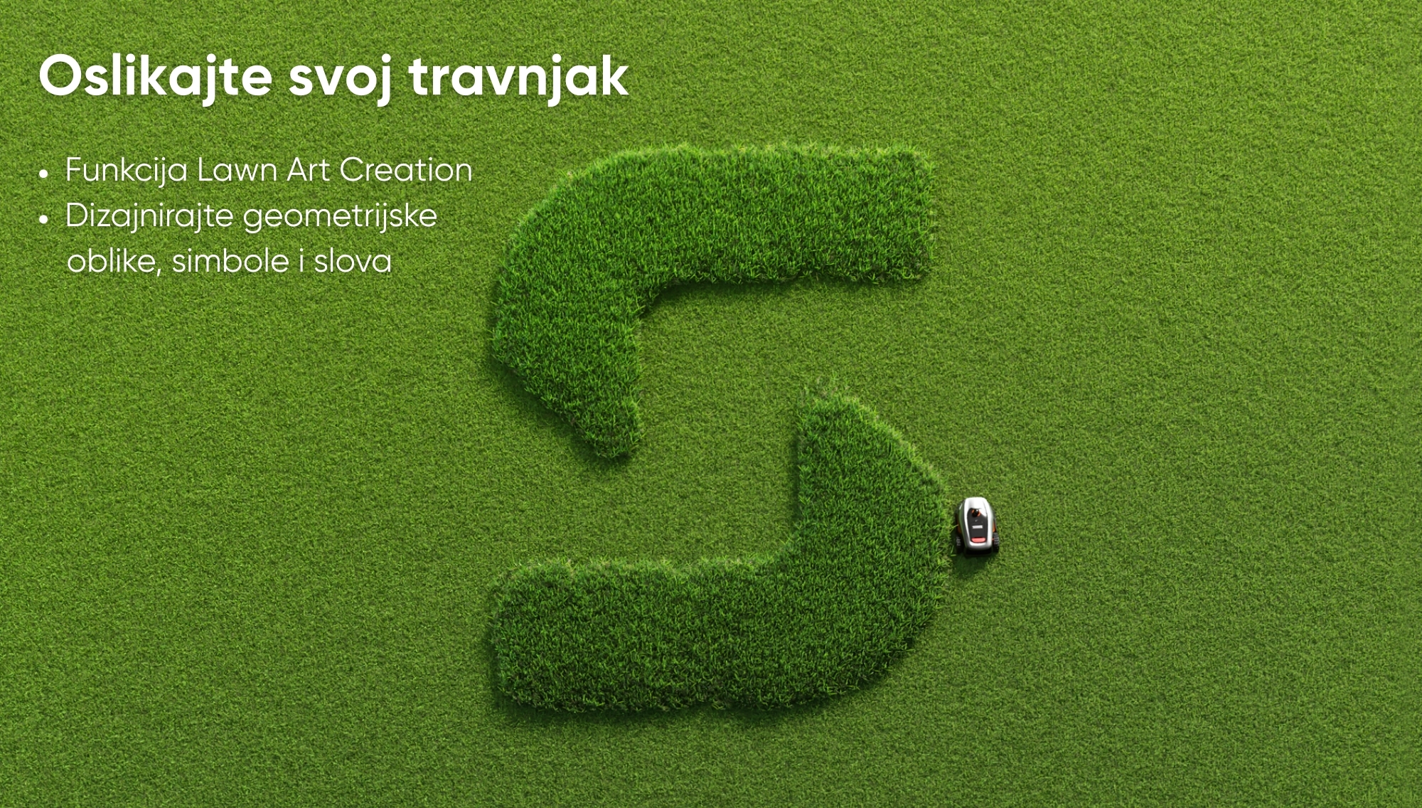 Sunseeker Elite X4 Lawn Art Creation šare na travnjaku