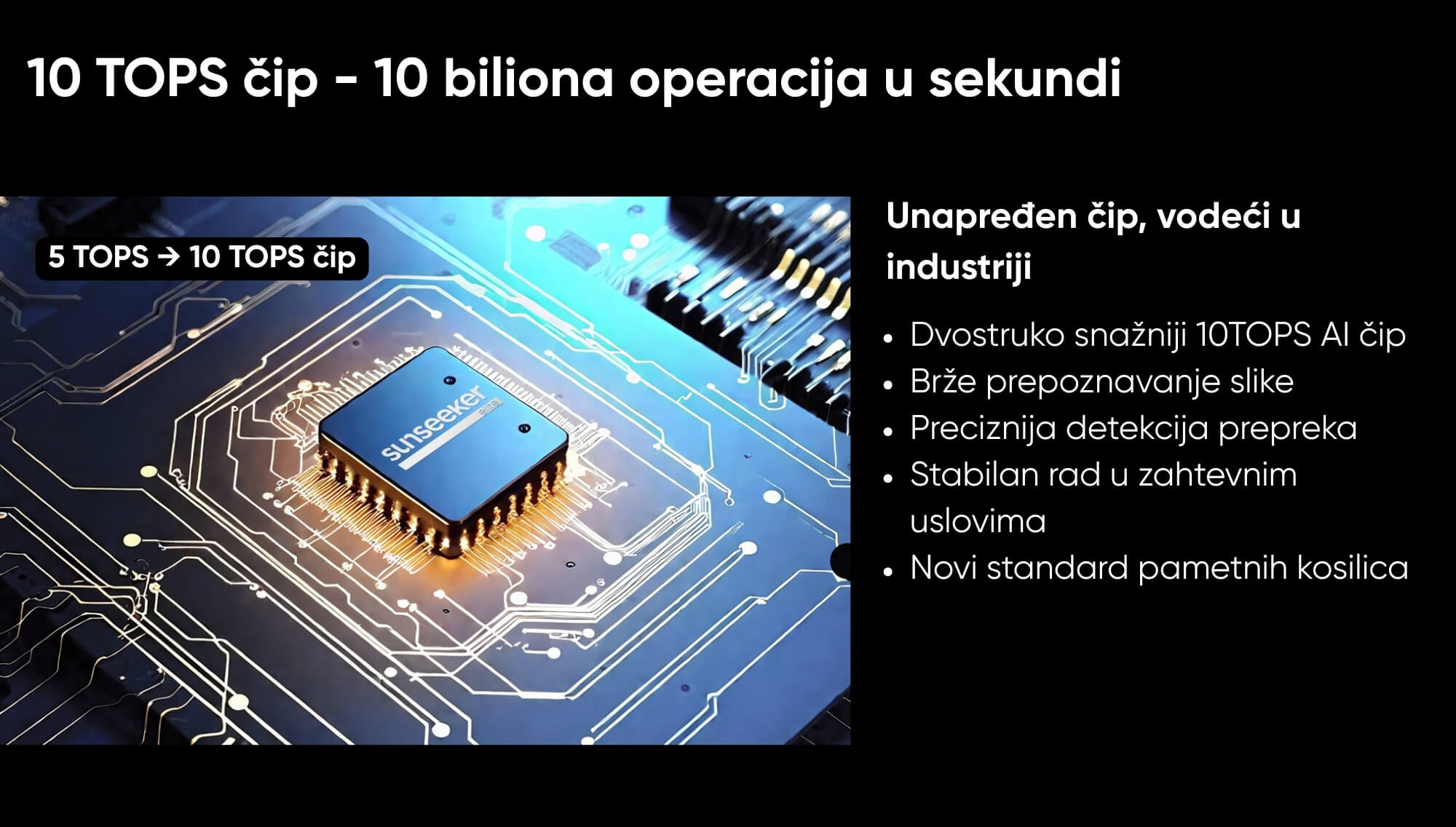 Sunseeker Elite X4 robotska kosilica sa 10 TOPS AI čipom