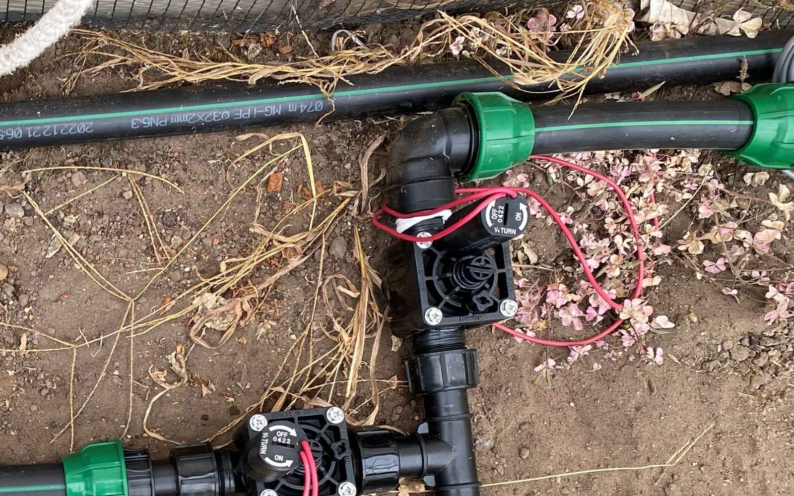 Poliext lakat spojnica PN 10 bara PE cevi i fitinge, unutrašnji navoj povezana sa elektromagnetnim ventilom