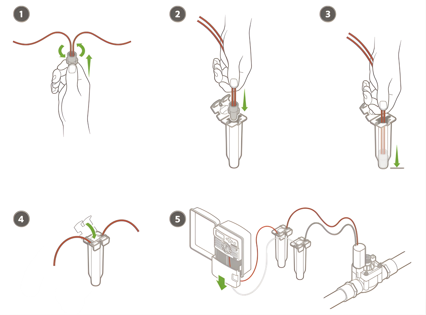 Primer instalacije DBRY-6 konektora u sistemu navodnjavanja