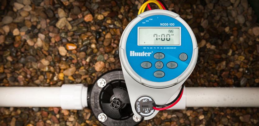 Hunter NODE na ventilu – instalacija